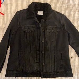 Black Denim Jacket with lining